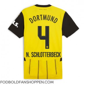 Borussia Dortmund Nico Schlotterbeck #4 Hjemmebanetrøje 2024-25 Kortærmet